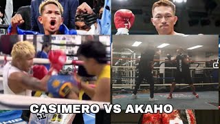 CASIMERO VS RYO AKAHO TRAINING SIDE BY SIDE COMPARISON