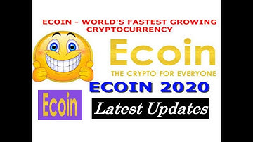 Ecoin Latest Updates - Earn money Online with Ecoin - Fully valid and Referrals system explained
