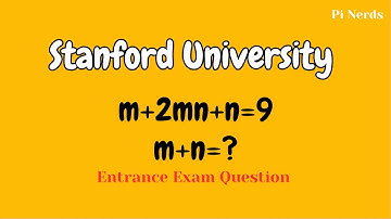 Stanford University Interview Math Question | Mathstricks | Mathematics | Maths | Pi Nerds