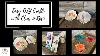 Easy DIY Crafts with Clay and Resin