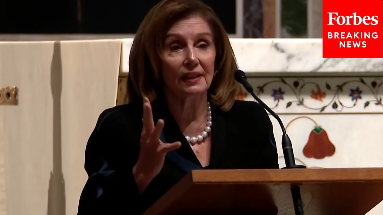 'She Was Remarkable': Nancy Pelosi Delivers Eulogy For Ethel Kennedy