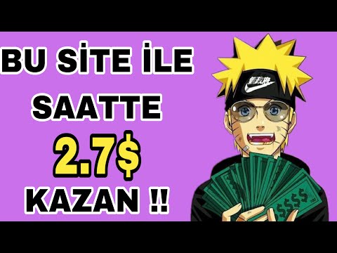 Şimdi Çıktı Saatte 2.70$ Kazan!!💸KANITLI VİDEO! İnternetten Para Kazanma 2023