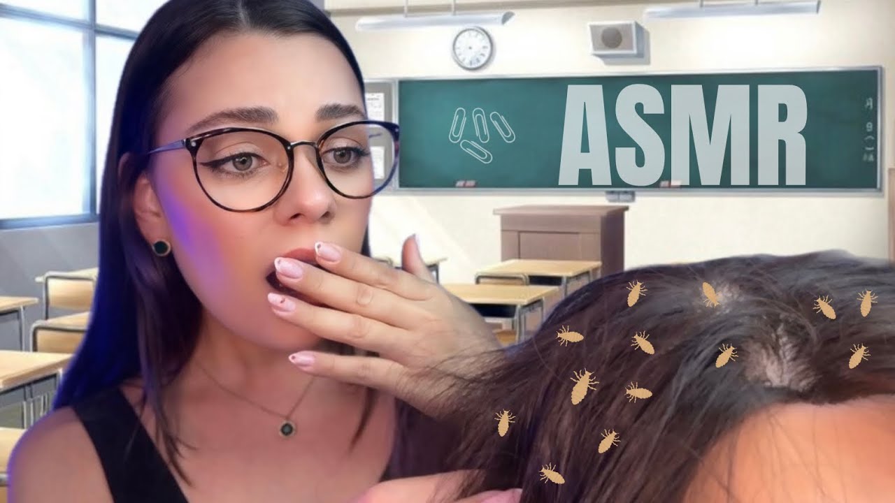 ASMR: professora da escola tira piolho dos alunos