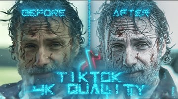 TikTok 4K Quality Tutorial After Effects // Best Topaz Quality Tutorial 2025