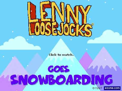 (Gameplay - 4852) Lenny Loosejocks Goes Snowboarding - The Toon (Shockwave - 69)