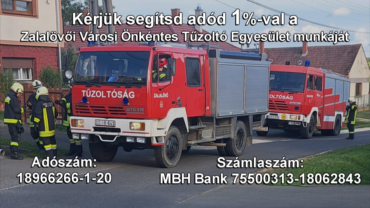 Adj 1%-ot a biztonságért, mert a baj nem önkéntes