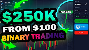 $250,000 WITH A $100 INVESTMENT – THE ULTIMATE GUIDE! | BINARY OPTIONS TRADING