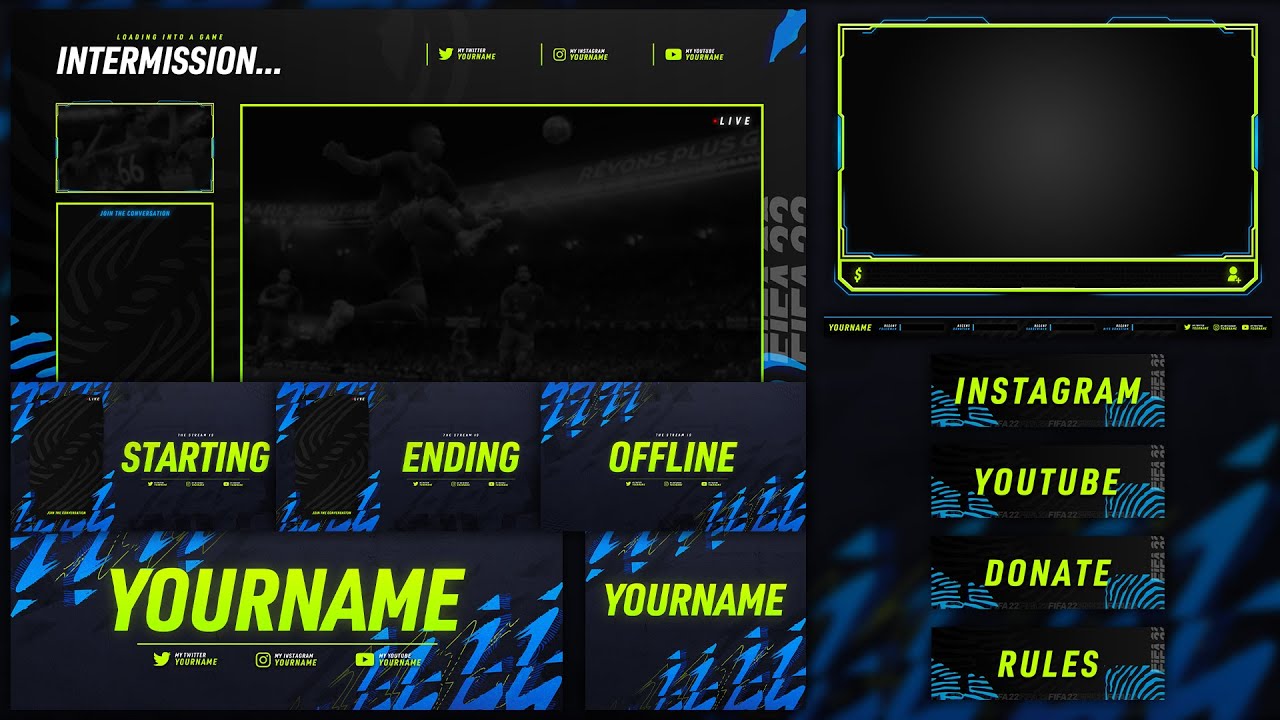 EA Sports FC 24 Streaming Overlay Fot Twitch 