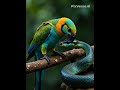 Bird Snake Love 💓#shortvideoviral #tending #ytshort #viralshort #shortvideo