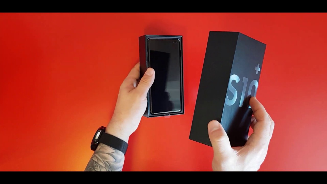 Samsung Galaxy s10 Plus Prism Black Unboxing