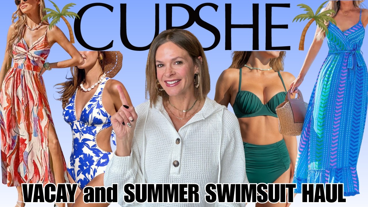 The BEST Affordable Vacation Looks 🏝️ CUPSHE Try-On Haul (Swimsuits & Dresses and more) 