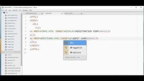 Html : Frame Tag Part 5 - Using Traget Attribute (Ss Bro Tech)