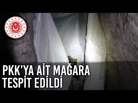 Pençe-Yıldırım ve Pençe-Şimşek Operasyonları Kapsamında Terör Örgütü PKK’ya Ait Mağara Tespit Edildi