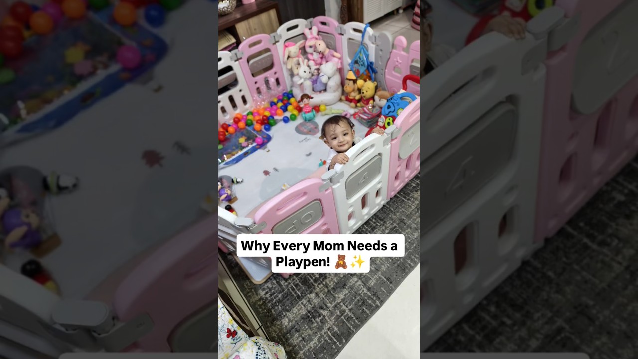Why Every Mom needs this Play pen🧸✨ #shorts #shortsfeed #cu