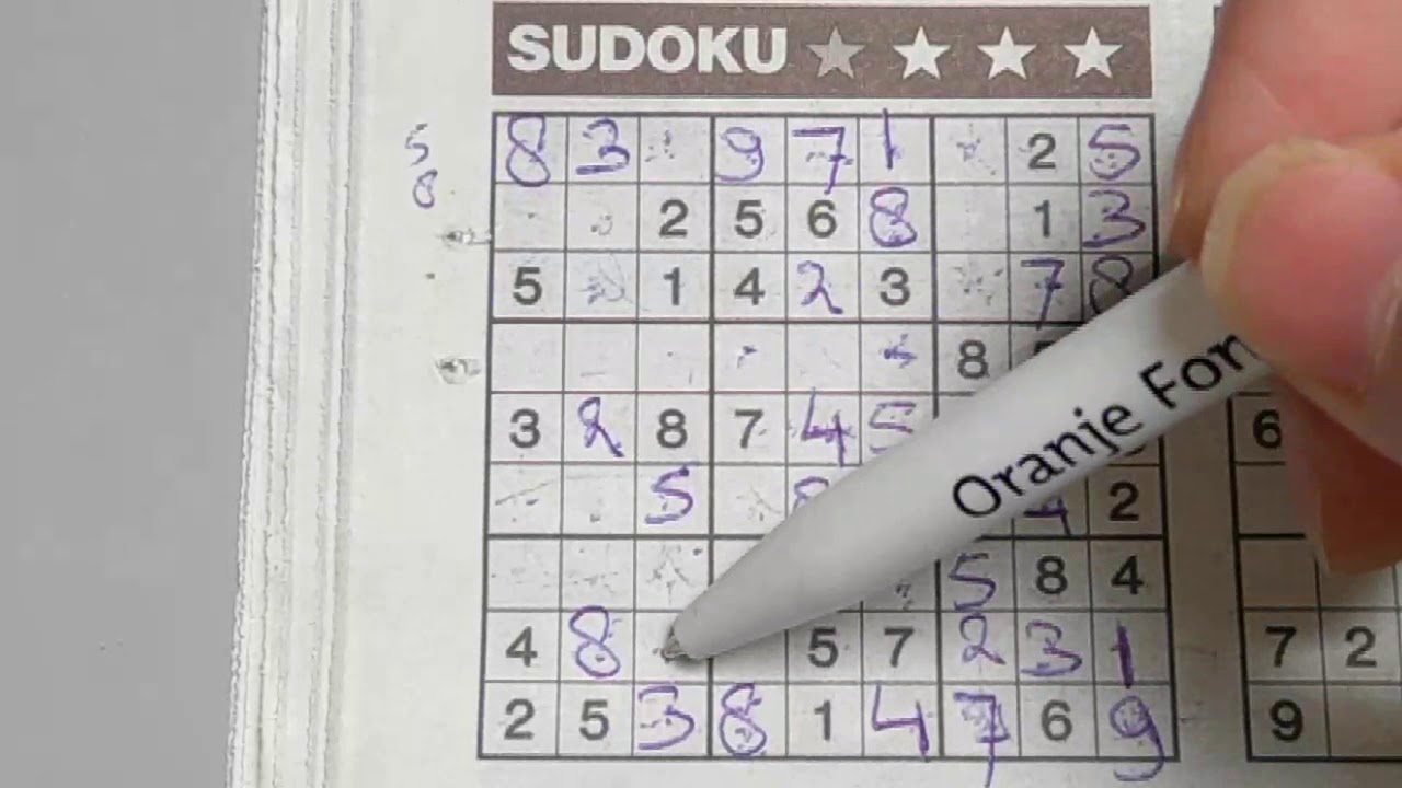 811 wednesday one star sudoku puzzle bonus extra edition 05 13