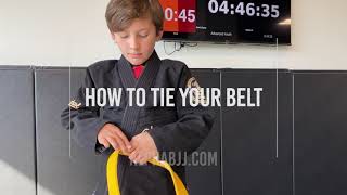 How to tie your BJJ Belt