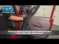 How to Replace Door Weatherstrip Seal 1997-2006 Jeep Wrangler