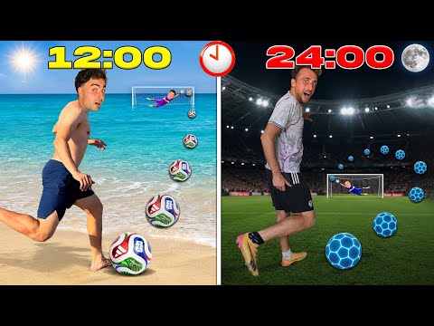 I score an INSANE goal EVERY HOUR of the DAY for 24 HOURS!! ⚽🤯