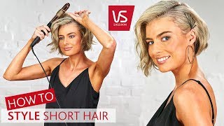 How to Style Short Hair without Frizz | VS Sassoon