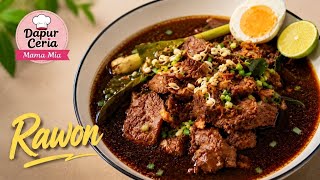 Rawon Daging Empuk dan Kuah Pekat, Pakai Bumbu Instan Jadi Simple