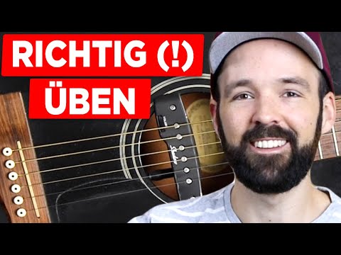 So übst du