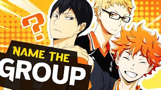 Name the Group Ultimate Anime Quiz! #TaraAnime