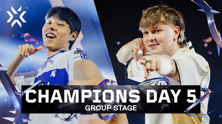 [HINDI] VALORANT Champions Seoul - Group Stage Day 5