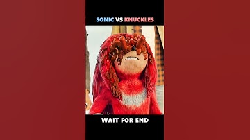 Knuckles Shocked Sonic Rocked ✨ | Sonic The Hedgehog | Sonic 2 #shorts #sonic #knuckles