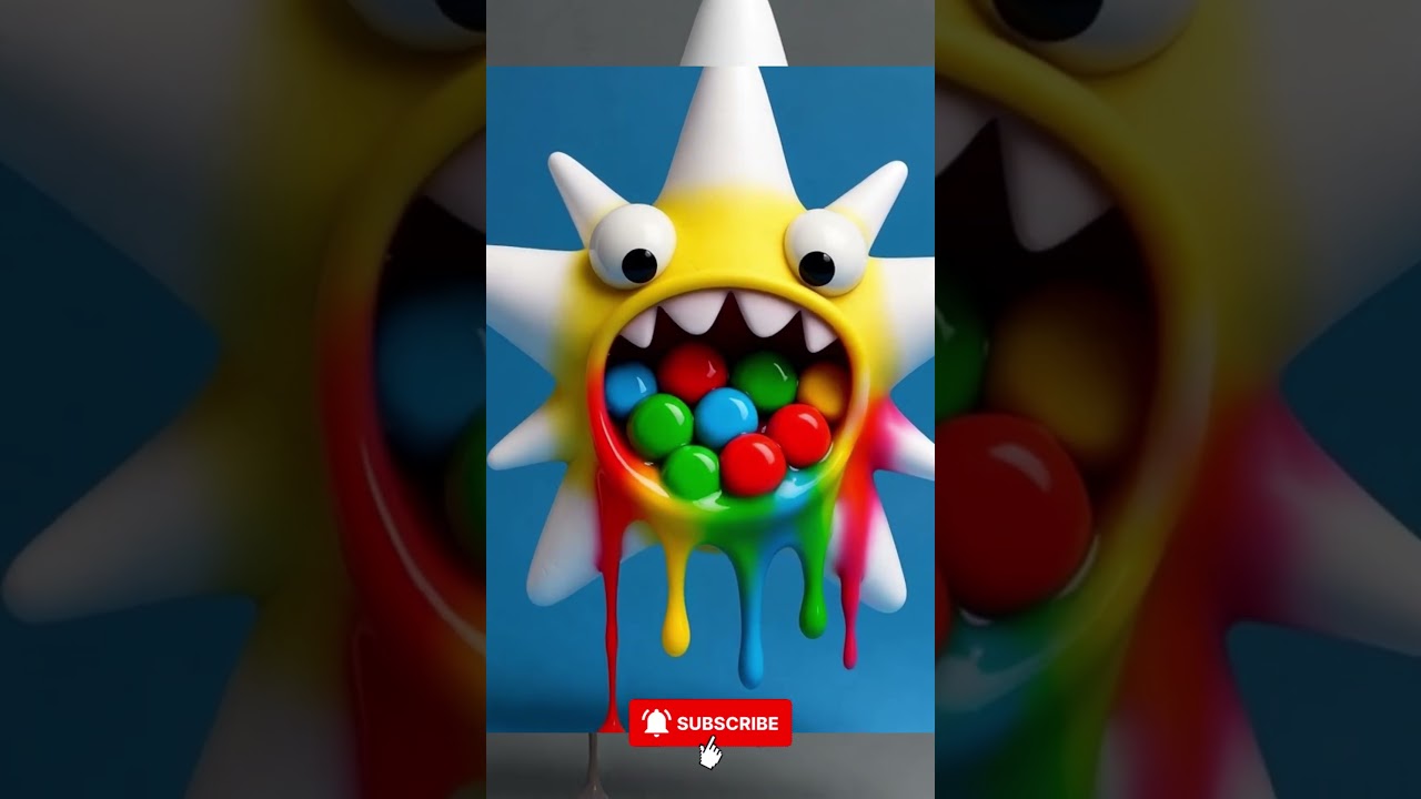 strange candy-eating monster