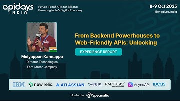 From Backend Powerhouses to Web-Friendly APIs: Unlocking by Meiyappan Kannappa #apidaysindia