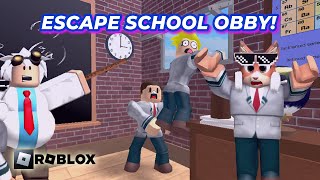 TIGRO NAKAL BANGET BOLOS DARI SEKOLAH - Roblox Escape School Obby!