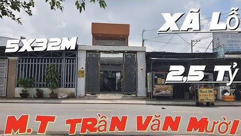 🔴 Siêu Giá Rẻ🏗 Giảm Ngay 2,5tỷ Nhà Mặt Tiền Trần Văn Mười Vi Trí Sung KD Buôn Bán.