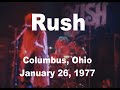 Rush  live columbus ohio 8mm january 26 1977