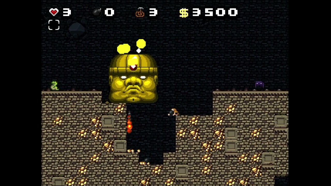 Spelunky Classic completed in UNDER A MINUTE?! (Temple Shortcut Low% in 