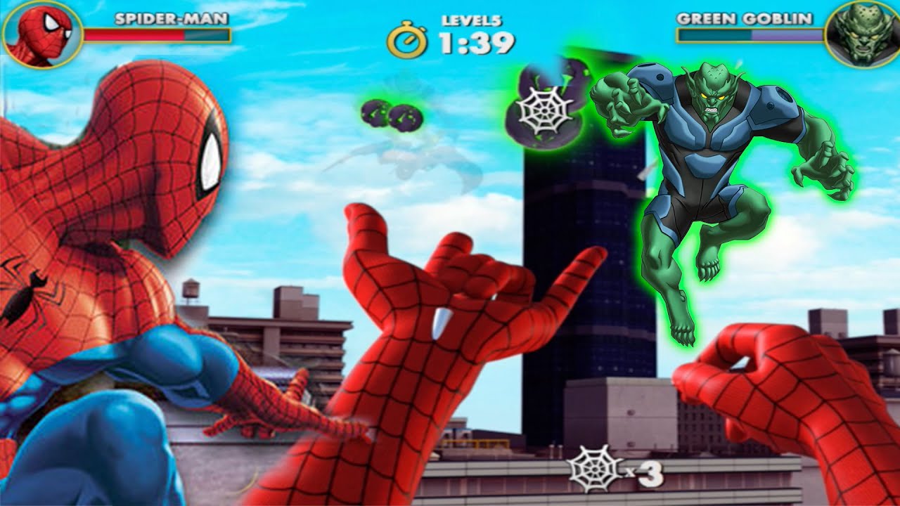 SpiderMan Web Shooter Gameplay - Disney XD Movie Game