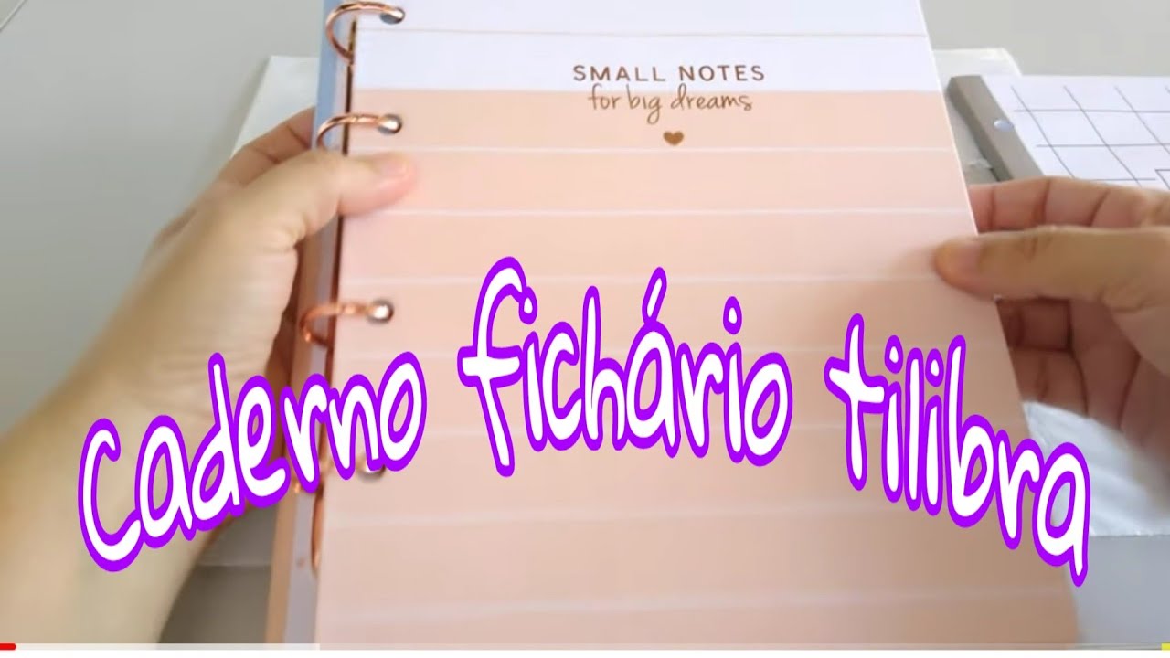 Caderno Fichário TILIBRA  #cadernofichariotilibra