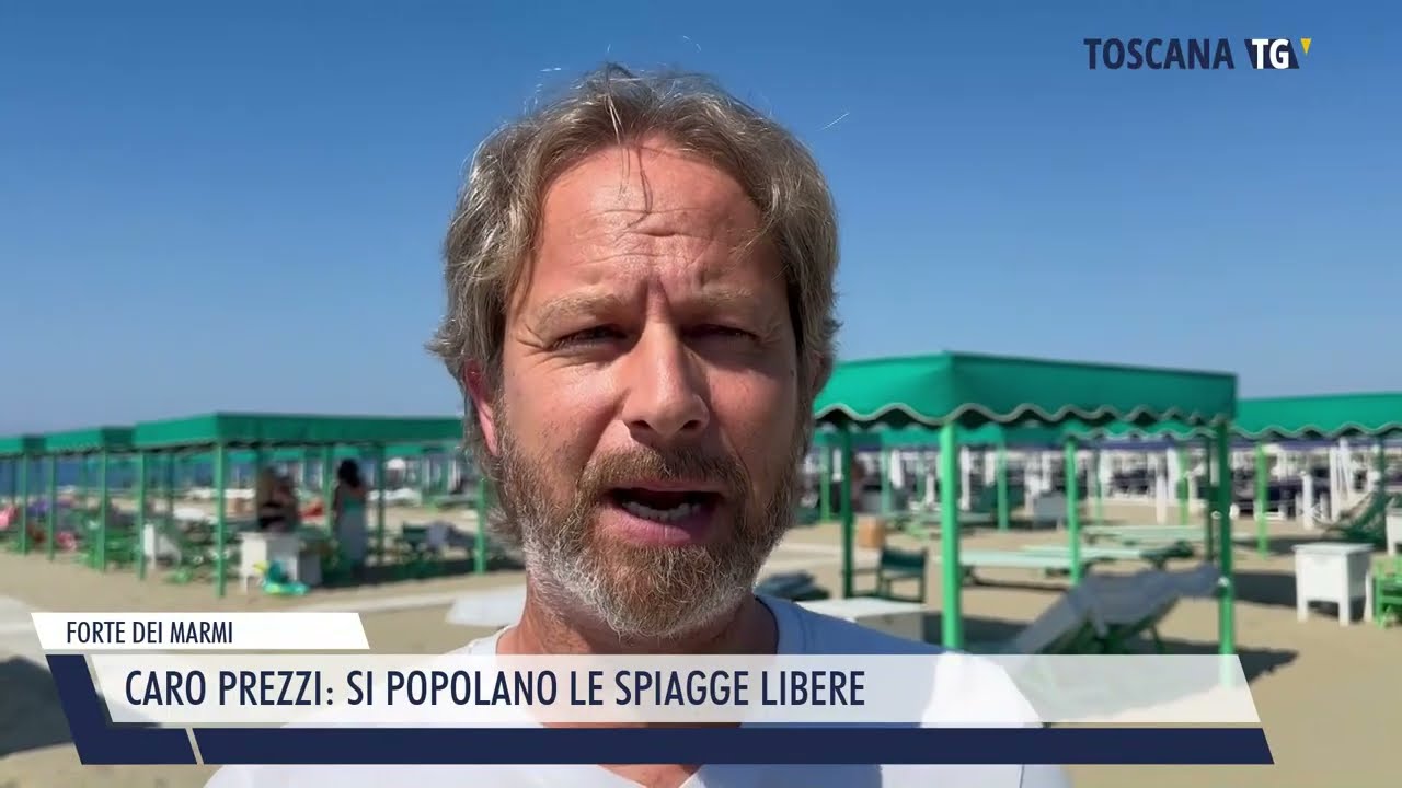 2025-08-11 FORTE DEI MARMI - CARO PREZZI, SI POPOLANO LE SPIAGGE LIBERE