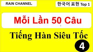#4 mỗi ngày 50 câu tiếng Hàn quốc  cấp tốc online nhanh từ vựng ngữ pháp tiếng Hàn sơ trung cấp