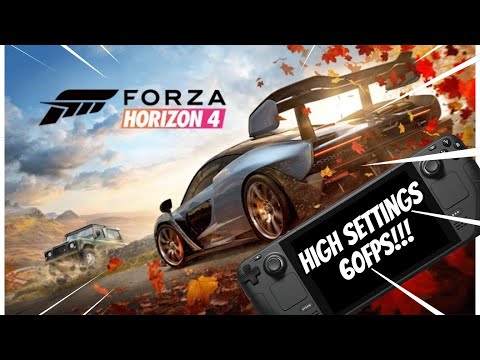 Best Settings | ACTUAL 60FPS in Forza Horizon 4 | Steam Deck.