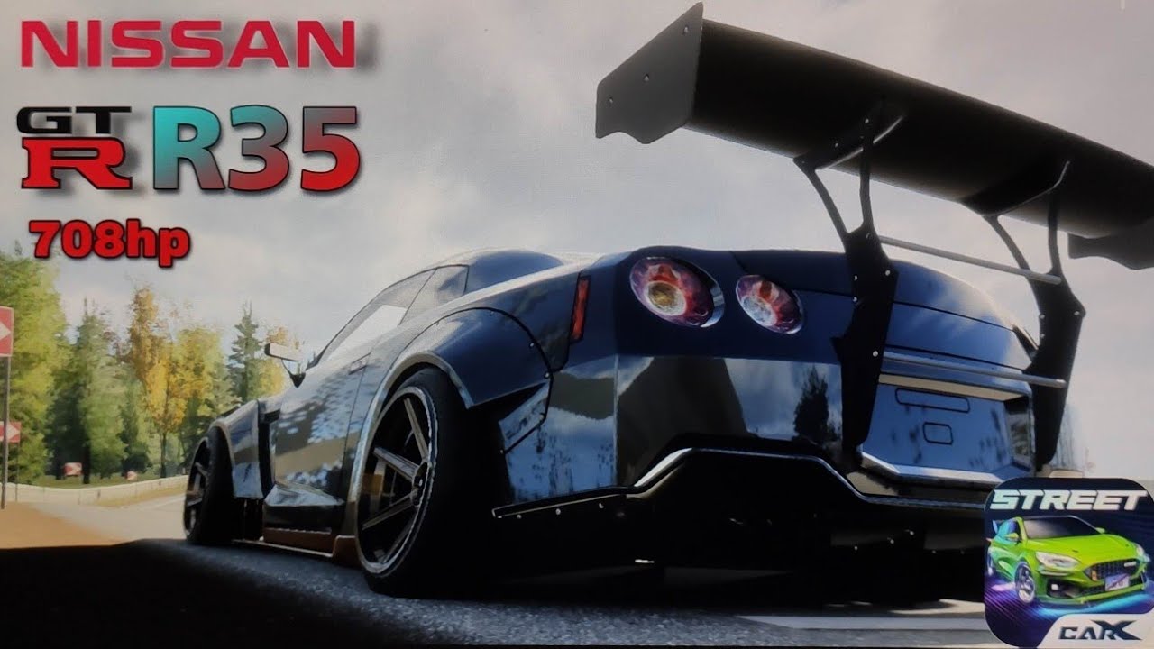 Carx street ⚡️[[GTR R35 708hp]] sound & speed urban atmosphere - YouTube