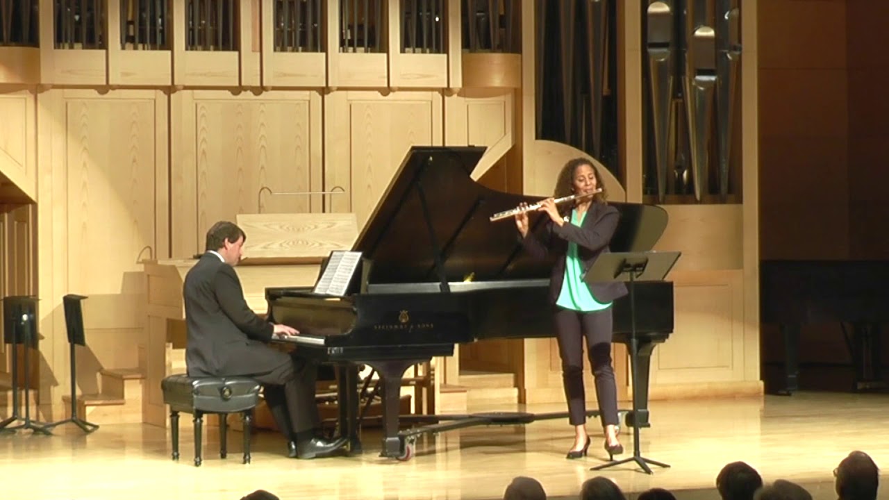 Antonin Dvorak - Sonatina for flute and piano, Op. 100 2nd movement, Larghetto