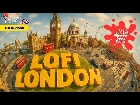1 Hour London Chill Lofi Jazz Mix Relaxing LoFi Hip Hop Beats Smooth Jazz For Study Work Focus 