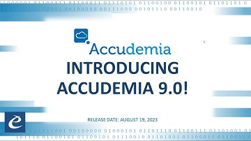 New Update! Accudemia 9.0 Introduction