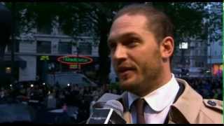 Tom Hardy at the London premiere of The Dark Knight Rises
