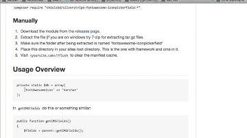 SilverStripe Font Awesome Icon Picker Field