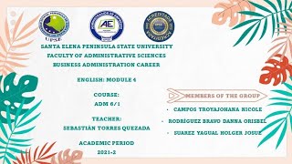 Dialogue in English - Module 4 - Business Administration 6/1