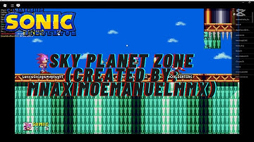 classic sonic simulator test server V13- sky planet zone (created by: mnaximoemanuelmmx)