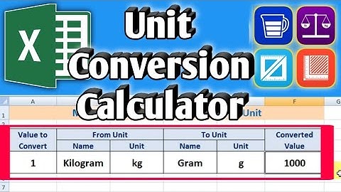 Convert Units in Excel in Hindi | Convert Formula