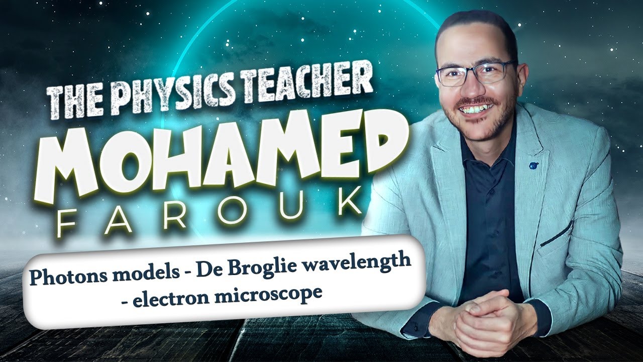 Photons models - De Broglie wavelength - electron microscope