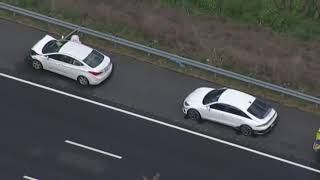 Sky 5 captures crash causing major delays near Garner Exit